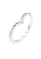 Elli Elli Ring Geo V 925 Sterling Zilver Kristal