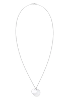 Elli Dames Erfenisketting Cirkel Duo Geborsteld in 925 Sterling Zilver