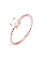 Elli Dames Eenzaam met zoetwater gekweekte parel in 925 Sterling Zilver