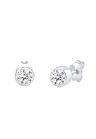 Elli Dames Klassiek met Kristallen in 925 Sterling Zilver