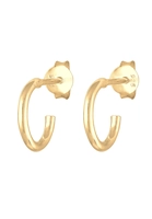Elli Dames Tijdloze Creolen Basic Must-Have Trend van 925 Sterling Zilver