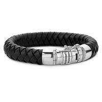 Buddha to buddha ben leather black armband 23 cm