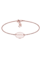 Elli dames Hope lettering in 925 sterling zilver gold-plated