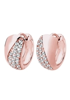 Elli Creools Dames oorbellen Elegant met kristallen in 925 sterling zilver