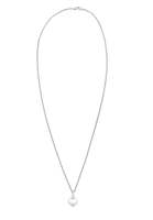 Elli DIAMONDS dames collier met hart hanger en diamanten (0.025 ct.) in 925 sterling zilver