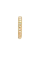 Elli Dames Oorkap Elegant met synthetische opaal in 925 sterling zilver verguld