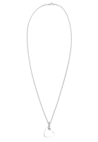 Elli DIAMONDS Elli DIAMONDS Halsketting Dames Hart Hanger Liefde Klassiek met Diamant (0,05 ct.) in 925 Sterling Zilver