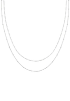Elli Dames Basic Filigraan Ketting Figaro in 925 Sterling Zilver Verguld