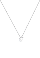 Elli dames met hanger engelenplaatjes en kristallen in 925 sterling zilver