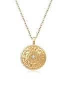 Elli Dames sterrenbeeld Astro met kristallen in 925 sterling zilver verguld