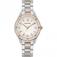 Bulova Classic Sutton Expansion Damenuhr in Two-tone gold 98R281