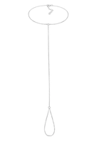 Elli Dames handketting basis met kristallen in 925 sterling zilver