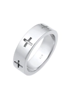 Elli Dames Cross Cut-Out Faith in 925 Sterling Zilver