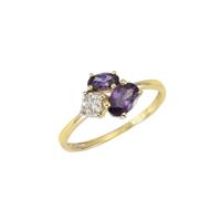 Fascination by Ellen K. Ring »375/- Gelbgold Amethyst«