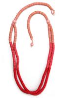 COLLEZIONE ALESSANDRO Lange Kette »Mabel«, mit Holzplättchen