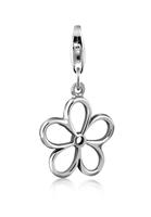 Charm-Einhänger »Anhänger Blume Flower Sommer 925 Silber«