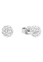amor Oorbellen voor dames, 925 Sterling zilver, kristalglas