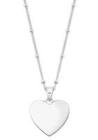 amor Ketting met hanger voor dames, 925 Sterling zilver, zirkonia synth.