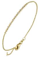 JOBO Armband, 585 Gold mit 7 Diamanten 17,5 cm