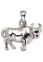 Jobo Sternzeichenanhänger, Sternzeichen Stier 925 Silber