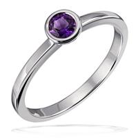 goldmaid Damenring 925/- Sterlingsilber 1 Amethyst