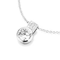 Smart Jewel Kette mit Anhänger »Zirkonia Anhänger, Silber 925«