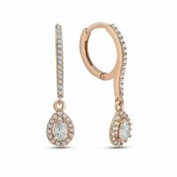 dKeniz Ohrhänger »925/- Sterling Silber rosévergoldet Elegant & Pur«