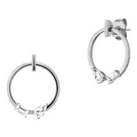 CAÏ Ohrstecker »925/- Sterling Silber Weißtopas«