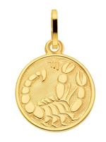 Adelia´s Kettenanhänger »Gold 8 k (333) Sternzeichen Anhänger«, Skorpion 8 k 333 Gelbgold Ø 1.18 cm
