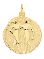Adelia´s Kettenanhänger »Gold 8 k (333) Sternzeichen Anhänger«, Zwilling 8 k 333 Gelbgold Ø 1.82 cm