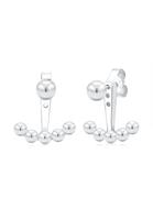 Elli Ear Jacket Bal Geo Trend Verguld 925 Zilver