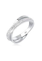 Ring »Wickelring Emaille Glitzernd 925 Silber«