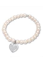 Elli Elli Armband dames hart parel met kristallen in 925 sterling zilver