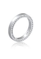 Elli Fingerring »Bandring Zirkonia Funkelnd Geo 925 Silber Joli«