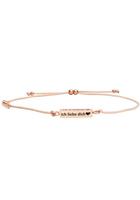 Julie Julsen Armband "CUBE, ROTVERGOLDET, "ICH LIEBE DICH", JJBR0448.2"