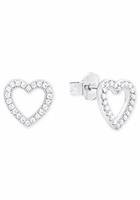 s.Oliver Oorbellen voor dames, 925 Sterling zilver, zirkonia synth. | Hart