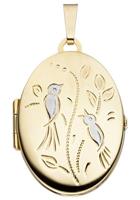 Jobo Medallionanhänger »Medaillon«, oval 333 Gold