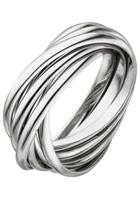 Jobo Fingerring, verschlungen 925 Silber