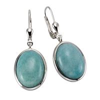 Zeeme Ohrhänger »925/- Sterling Silber Amazonit«