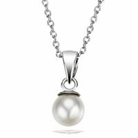 goldmaid Collier Halskette Perlkette 925 Sterlingsilber Zuchtperle