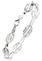 Jobo Armband, 925 Silber gehämmert