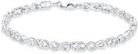 amor Armband voor dames, 925 Sterling zilver, zirkonia synth.