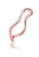 Elli Dames Golven Minimaal Geo Trend in 925 Sterling Zilver