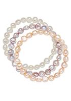 Valero Pearls Armband Set »60201783« (3-tlg), mit Süßwasserzuchtperlen