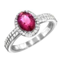 Creazione Bijoux Ring »750/- Weißgold mit Turmalin und Diamanten«
