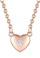 Rafaela Donata Zilveren ketting Hart Sterling zilver Zirkonia in Roségoud