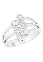 s.Oliver Ring voor dames, sterling zilver 925, zirkonia (synth.)