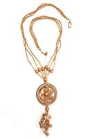 COLLEZIONE ALESSANDRO Lange Kette »Florence«, mit opulenten Behang