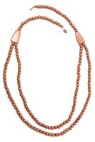 COLLEZIONE ALESSANDRO Lange Kette »Gina«, aus Holzperlen