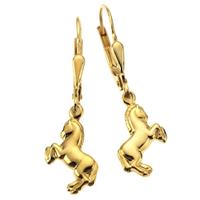 Zeeme Ohrhänger »333/- Gelbgold Pferde«